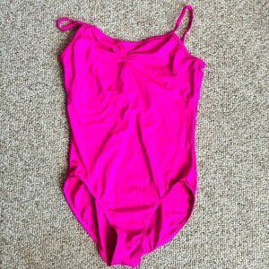 Balera Bright pink Leotard Medium Adult Nylon Spandex Ballet Jazz Dance